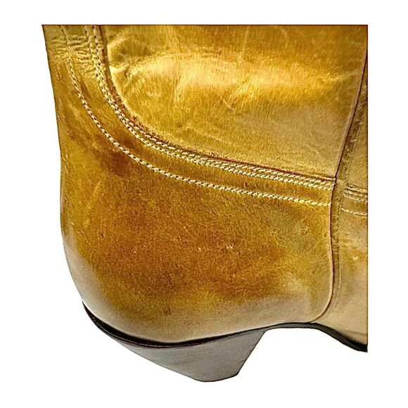 Lucchese Charlie 1 Horse Cowboy Boots Tan Leather Women’s 10 B I-4565 Rare - Picture 13 of 16